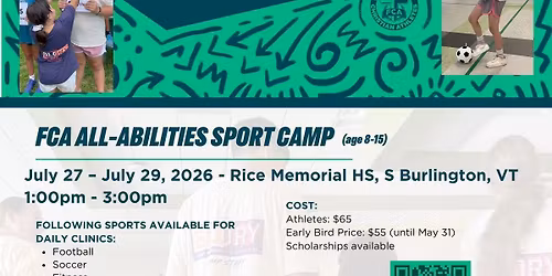 FCA All-Abilities Sport Camp