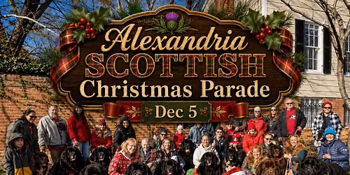 Walk with the Newfs! 55th Annual Alexandria Scottish Christmas Walk Parade