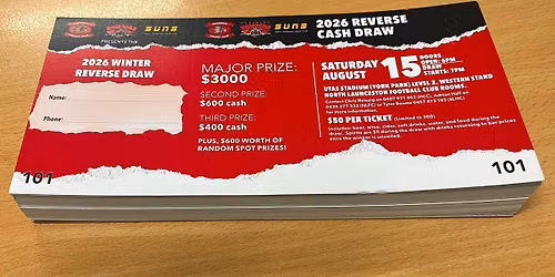 Bombers, Suns & Chieftains 2026 Winter Reverse Draw