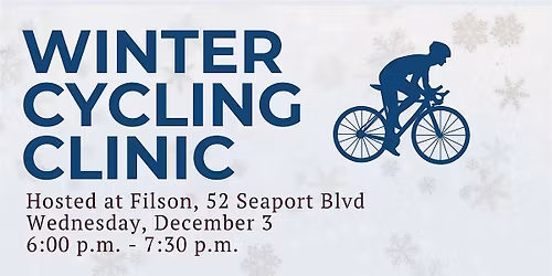 Winter Cycling Clinic with Seaport TMA and MassBike
