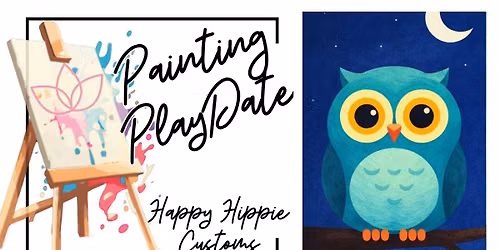 Night Owl Painting PlayDate