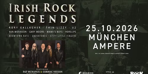 IRISH ROCK LEGENDS 2026 | M\u00fcnchen