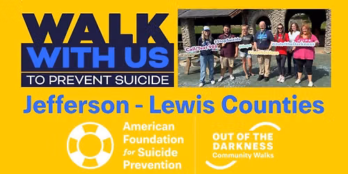 Jefferson-Lewis Counties Out of the Darkness Walk