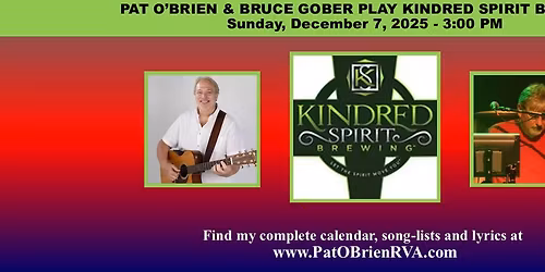 Pat O'Brien & Bruce Gober Play Kindred Spirit Brewing