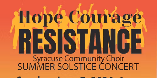 Summer Solstice Concert - Hope Courage Resistance