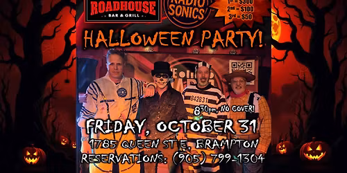 Brampton: Oscar's Roadhouse & The RadioSonics (Halloween Party!)