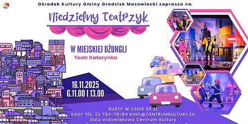 "W miejskiej d\u017cungli" - Niedzielny teatrzyk