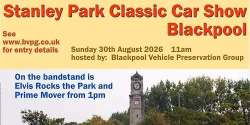 Classic Car Show Stanley Park Blackpool by BVPG
