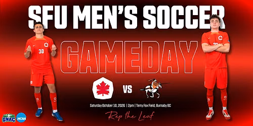 SFU Men's Soccer vs. University of Jamestown