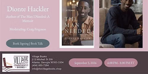 Book Signing and Author Talk with Dionte Hackler
