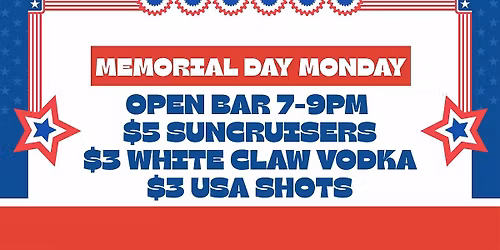 Memorial Day Sunday Party!