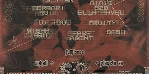 Ankali x Karate Club: Dash, Ella Pavel & DJ Ojojo, DJ TOOL, Fake Agent & frujty, ferrari rot & more