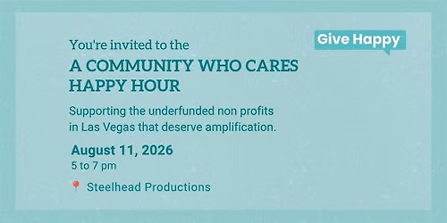 A Community Who Cares Happy Hour