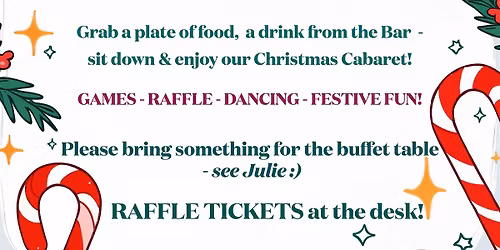 Christmas Party & Cabaret 2025!