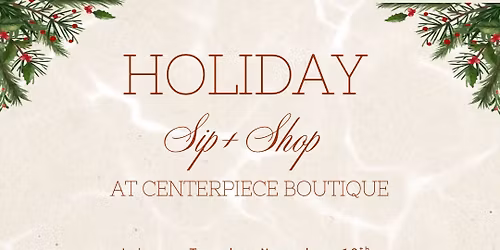 Holiday Sip & Shop
