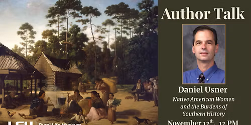 Dr. Daniel Usner Author Talk