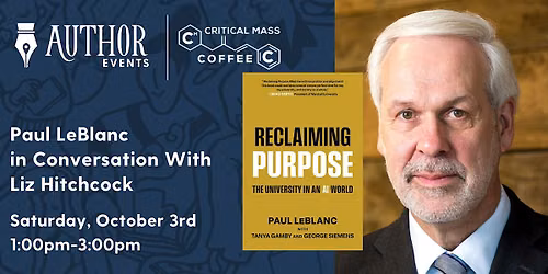Paul LeBlanc in Conversation With Liz Hitchcock
