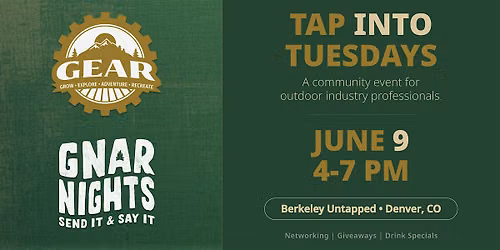 GEAR Presents: Tap Into Tuesdays
