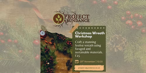 Christmas Wreath Workshop with Project Abundance