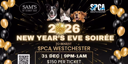 New Year's Eve Soiree to Benefit SPCA Westchester