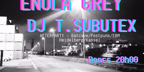 DARK WAVES OVER JUNGBUSCH - Monochrome Lights \/ Babes Of Enola Grey \/ DJ T.Subutex