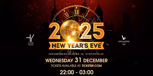 Ny\u00e5rsafton | HYDE Stockholm | 31 December