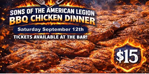Sons of the American Legion Jeff Davis Squadron 18 BBQ Chicken Dinner!