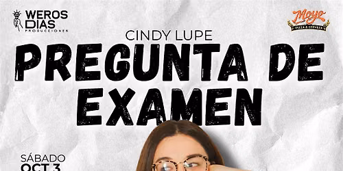 Cindy Lupe - Pregunta de Examen (Stand-Up Comedy)