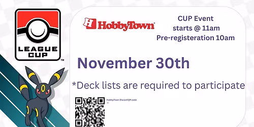 November CUP Pokemon TCG Official
