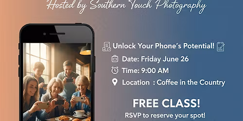 Cellphone Photography Class