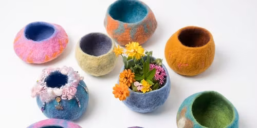 Wet Felted Bowls