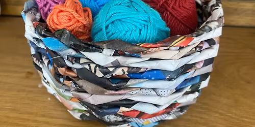 Waste not want knot - basket weaving 