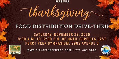 2025 City of Fort Pierce Annual Thanksgiving Meal Distribution