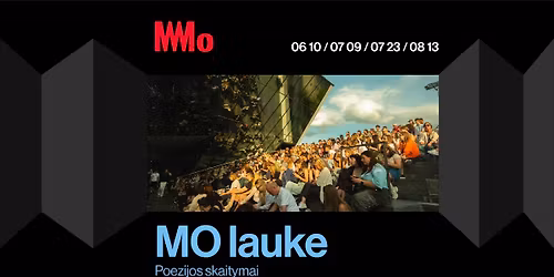 MO lauke. Poezijos skaitymai