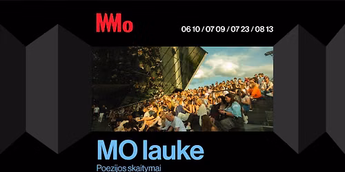 MO lauke. Poezijos skaitymai