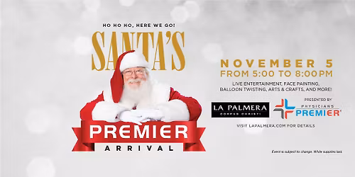 Santa's PremiER Arrival at La Palmera