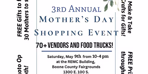 3rd Annual Mother\u2019s Day Shopping Event