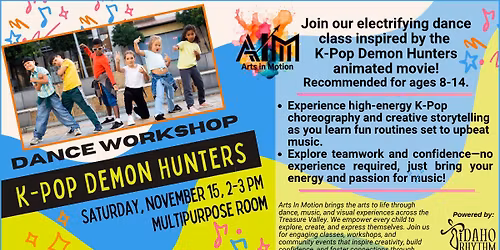 K-Pop Demon Hunters Dance Workshop