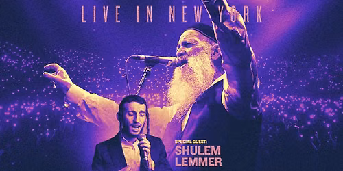 Shuli Rand and Shulem Lemmer at Town Hall New York
