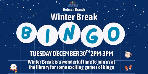 Winter Break Bingo