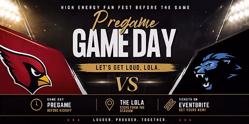 Arizona Cardinals vs. Detroit Lions Pregame Party at The LOLA