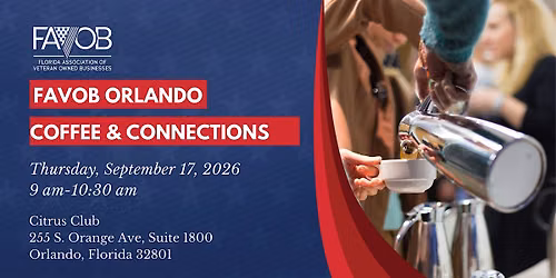 FAVOB ORLANDO COFFEE & CONNECTIONS