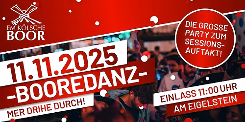 Booredanz - 11.11. Em K\u00f6lsche Boor