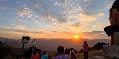 Il tramonto dal Monte Caio - Cima Bocchialini