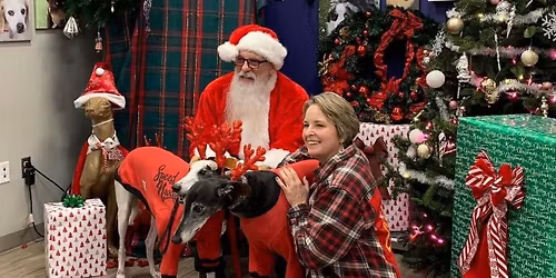 Photos with Santa and nail trims & grinds