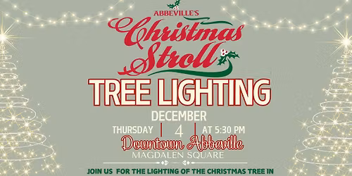 Abbeville\u2019s Christmas Tree Lighting