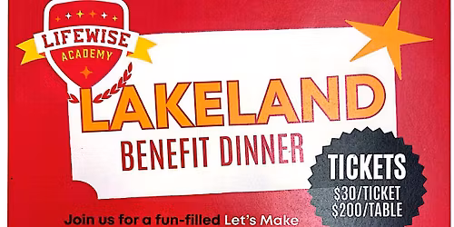 Lakeland Lifewise Benefit Dinner