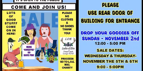 L.O.E. RUMMAGE SALE
