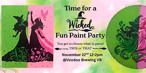 WICKED Awesome Paint Party at Voodoo Brewing VB