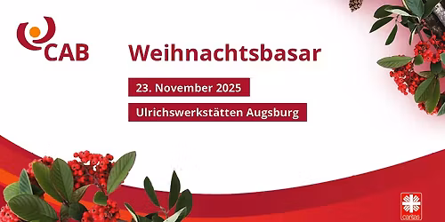 Einladung zum Weihnachtsbasar